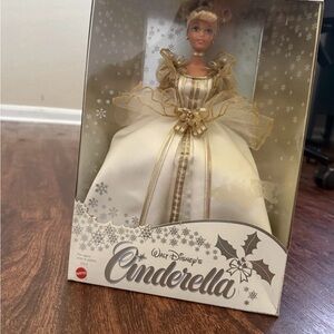 Barbie Cinderella Doll in Gold and White Gown